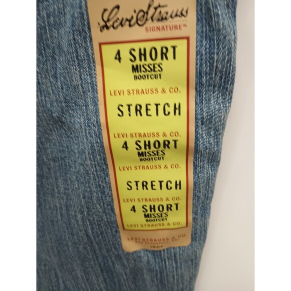 Levi Strauss Jeans Boot cut Misses Low Rise Slim Fit 4 Short Stretch - Picture 3 of 8